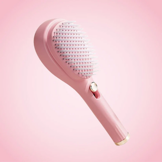 CleanEase™ Pro - Self-Cleaning Hairbrush & Scalp Massager