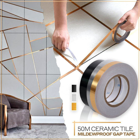 Prista's Ceramic Tile Mildewproof Gap Tape (GOLD Colour)