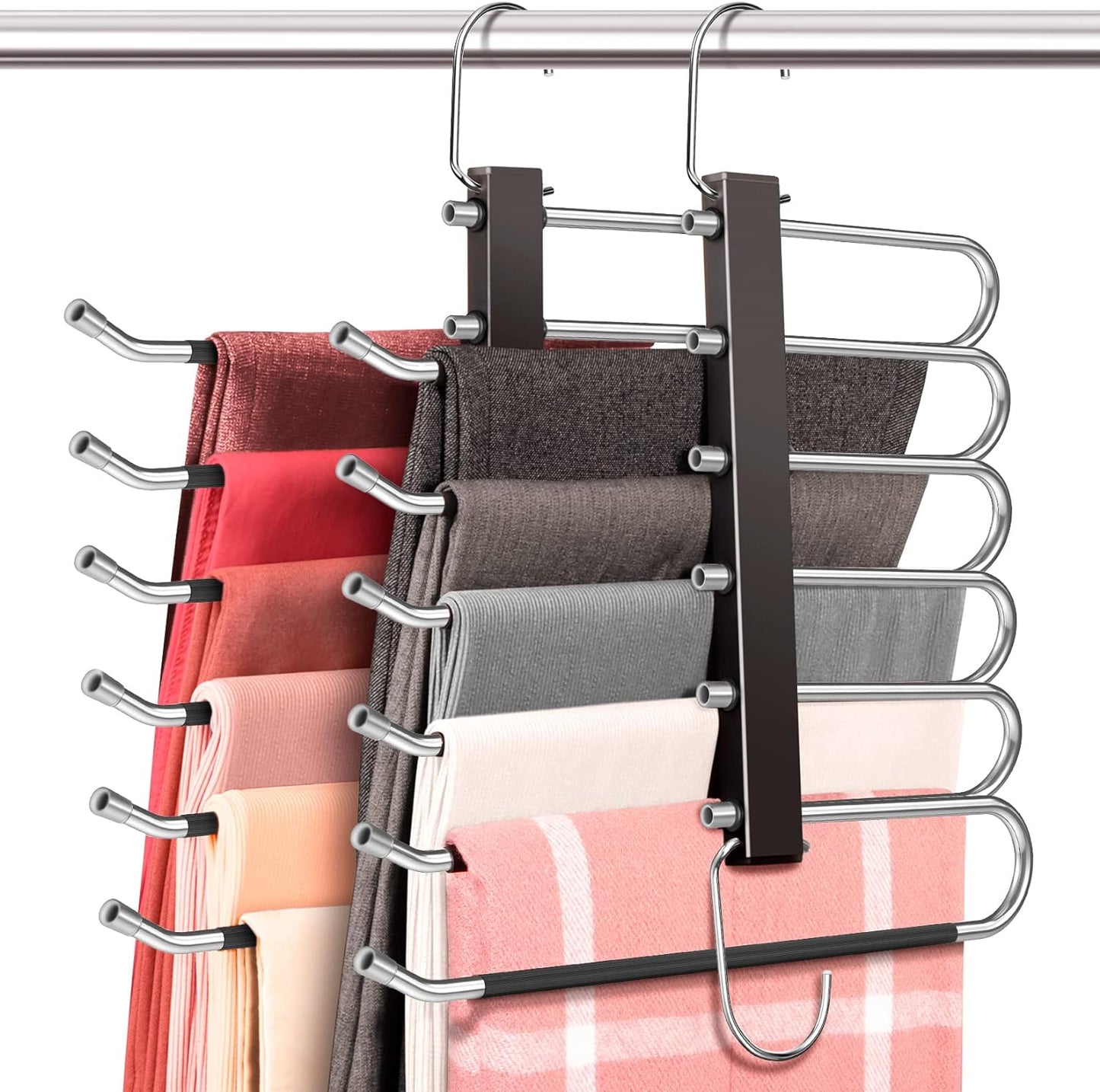 Prista's Space Saver Non-Slip Clothes Hanger Organizer