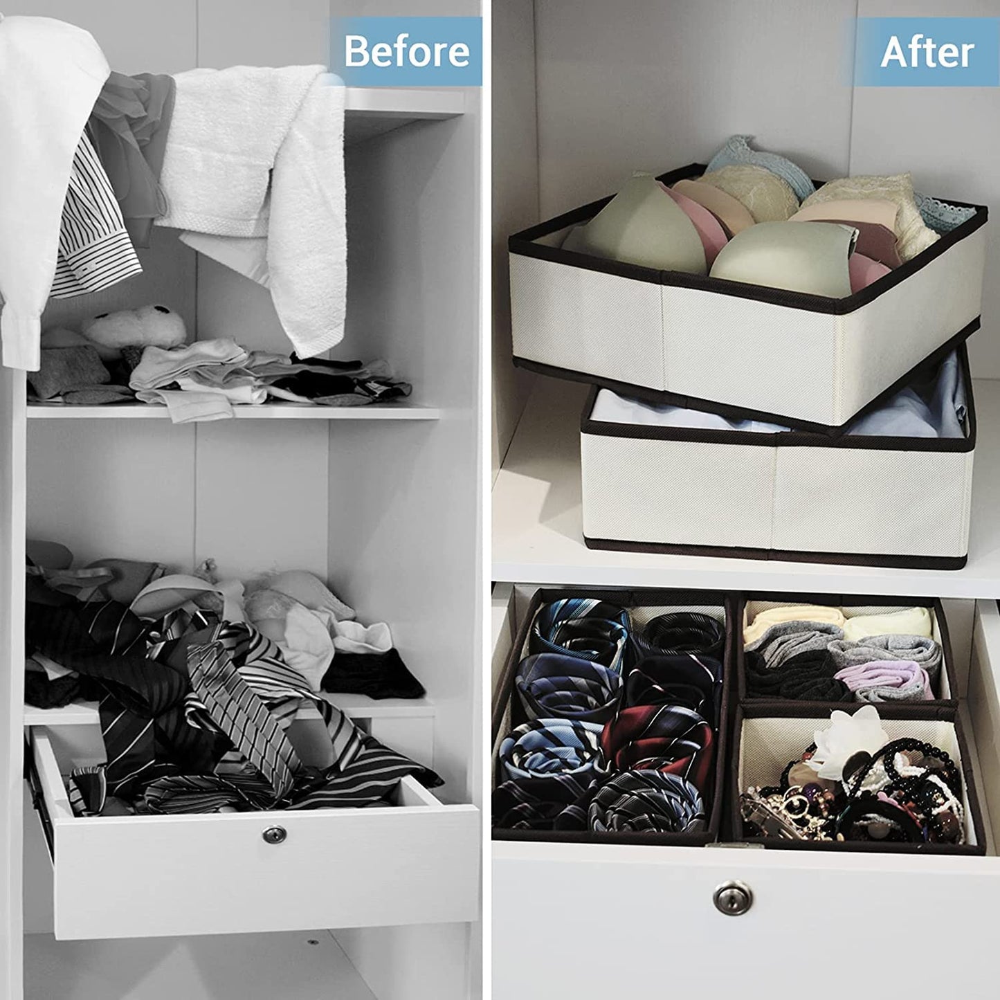 Smart Foldable Cloth Storage Box Closet