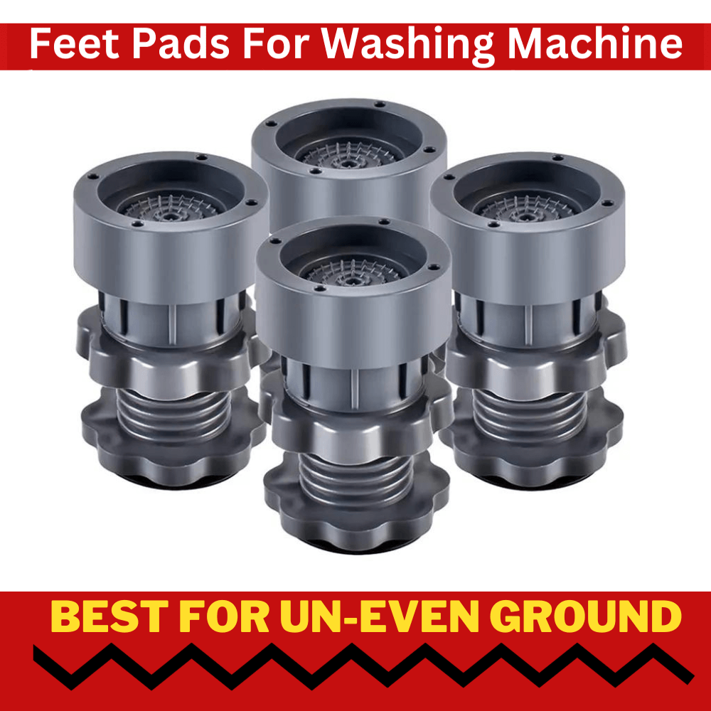 Anti Vibration Adjustable Bracket Base for Washing Machine (Set of 4)