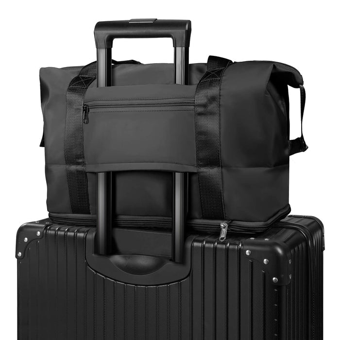 TWISTO Expandable Travel Bags for Women, Duffle Bags for Women Luggage,  Foldable Vanity Traveling Bag, Waterproof